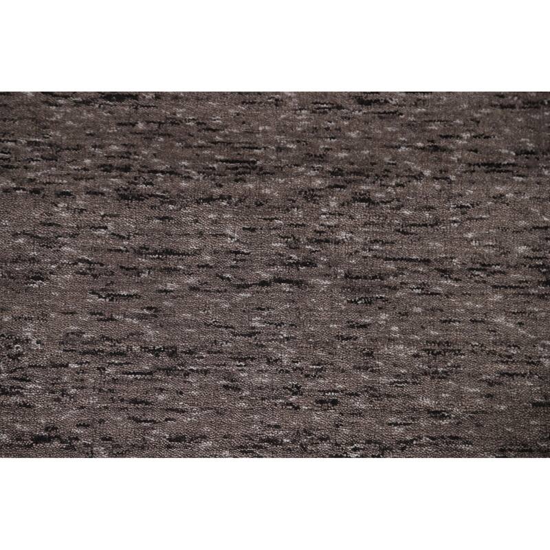 Striped Gabbeh Oriental Area Rug Hand-Knotted Wool Carpet - 7'10" x 9'9"
