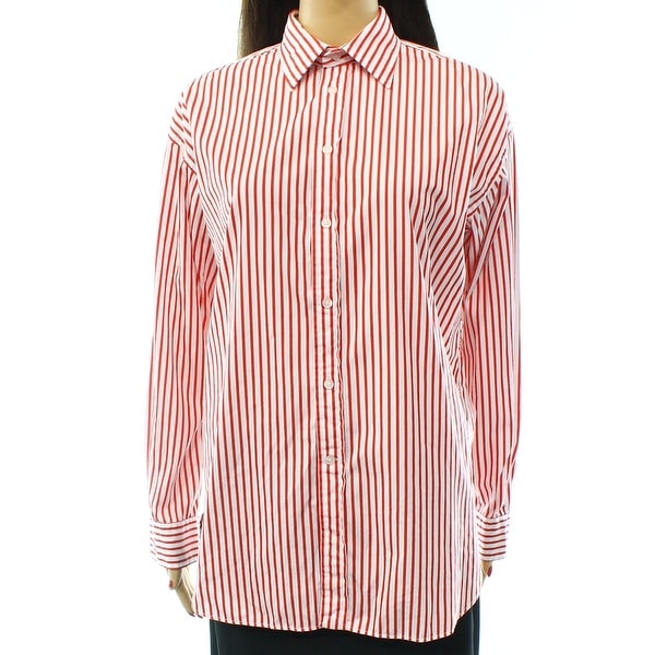 womens white ralph lauren shirt