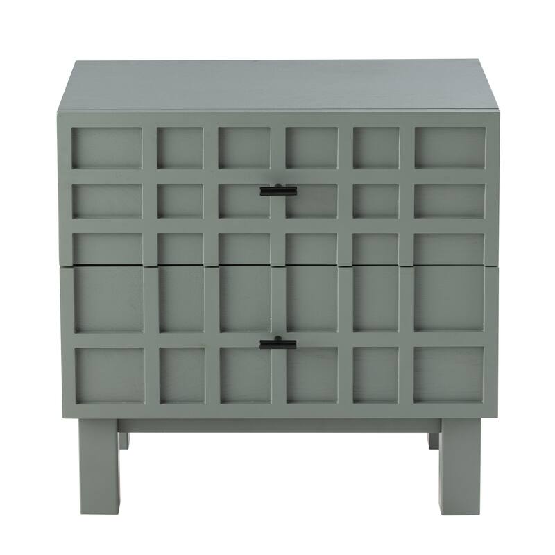 COZAYH Modern Sideboard Buffet Cabinet, Minimalist Chest for Living Room, Nightstand, Light Green