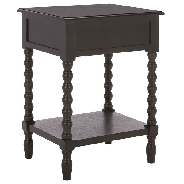 SAFAVIEH Athena 19-Inch Pine Side Table, Traditional - 16