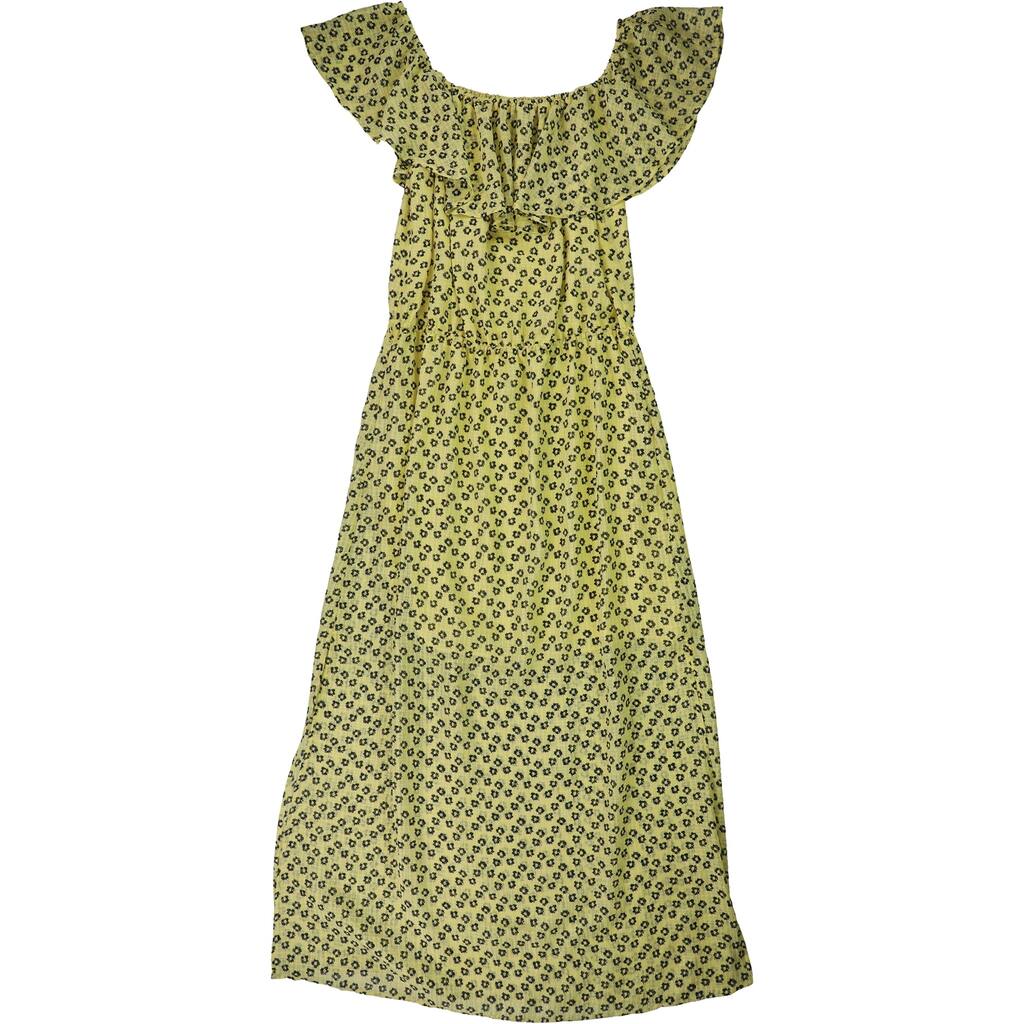 1.STATE Womens Floral Maxi Dress,, Yellow, Medium