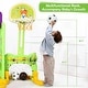 preview thumbnail 5 of 9, Costway 6 In 1 Toddler Climber and Swing Set w/ Basketball Hoop & - See Details