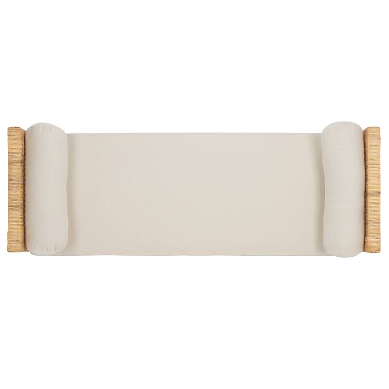 SAFAVIEH Couture Chrysene Teakwood Bench - 60"W x 21"D x 24"H