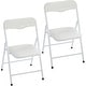 preview thumbnail 13 of 22, Heritage Kids Padded Folding Chair Set of 2 White