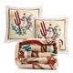 preview thumbnail 137 of 158, Indigo Hill by HiEnd Accents Campfire Sherpa Fleece Throw, 1PC or 3PC 3-Piece - Riders Salute