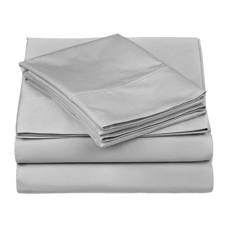 Superior Egyptian Cotton 530 TC Sheet Set Sateen Weave, Deep Pocket, Ultra‑Soft & Breathable Bedding