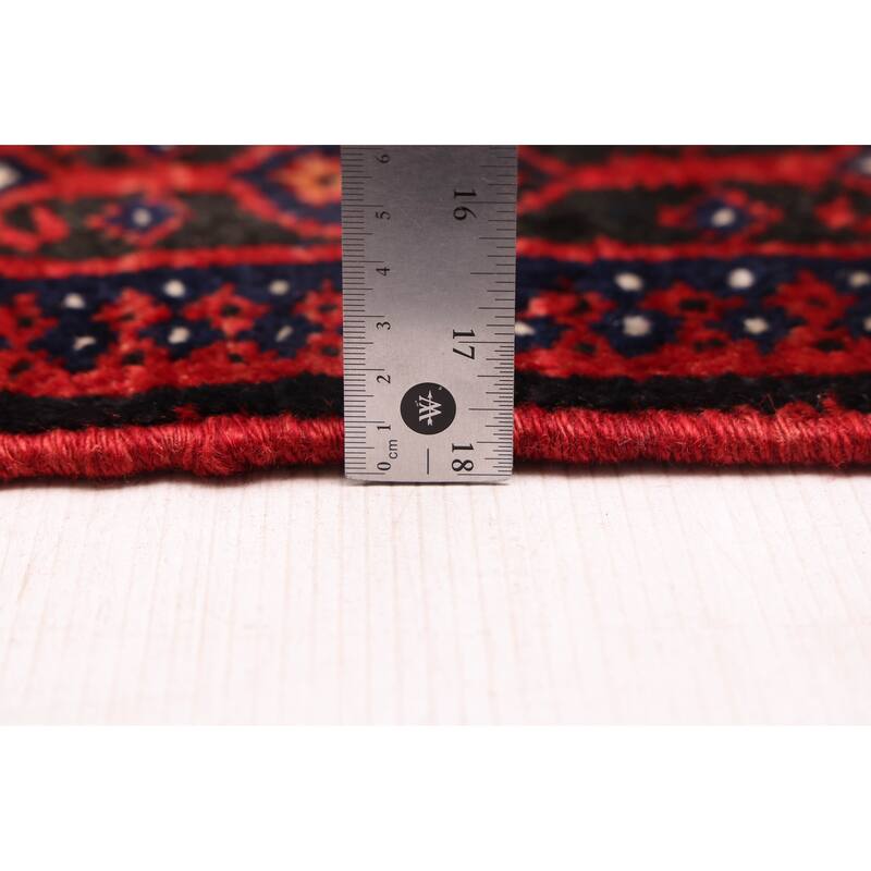 ECARPETGALLERY Hand-knotted Melis Vintage Red Wool Rug - 5'4 x 8'4