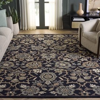 SAFAVIEH Handmade Metro Ibtihaj French Country Floral Wool Rug