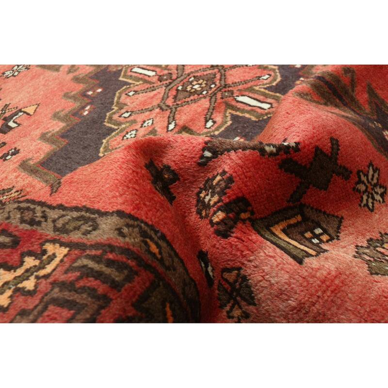 ECARPETGALLERY Hand-knotted Andelz Red Wool Rug - 3'5 x 6'0