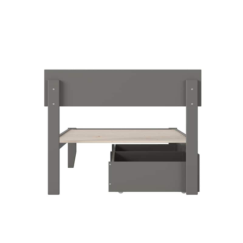 AFI Boston Platform Bed with Storage Drawers