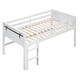 preview thumbnail 7 of 14, Wood Twin Size Loft Bed with Hanging Clothes Racks and Underbed Storage