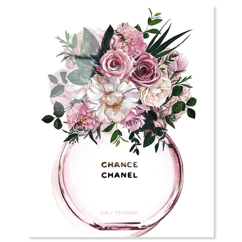 Floral Chance Fragrance Acrylic by Art Remedy, Ready to Hang - 24" x 30"