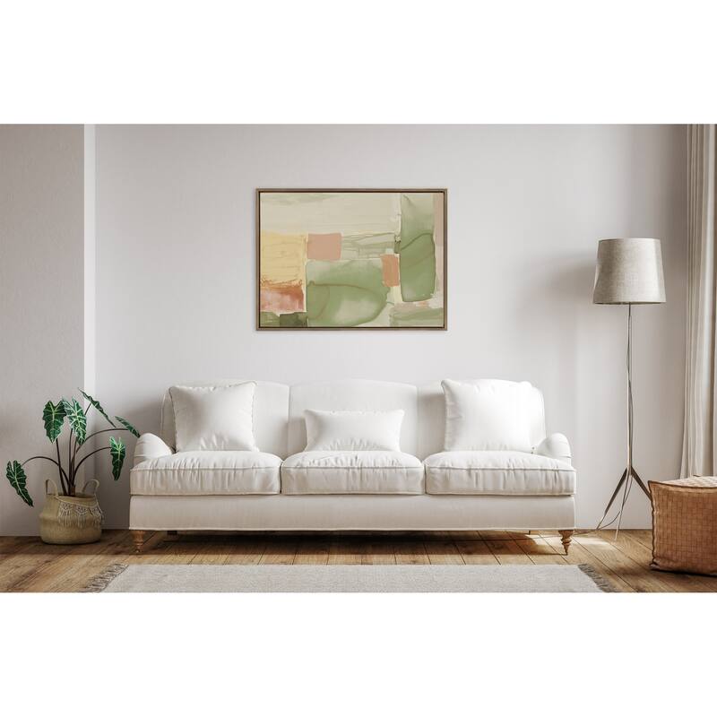 Kate and Laurel Sylvie United Colors IV Framed Canvas by Amy Lighthall