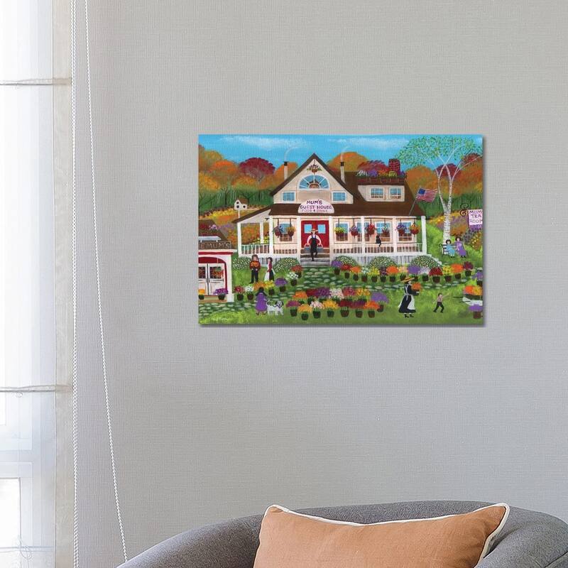 iCanvas "Mum's Guest House" by Cheryl Bartley Canvas Print - 18x26x1.5