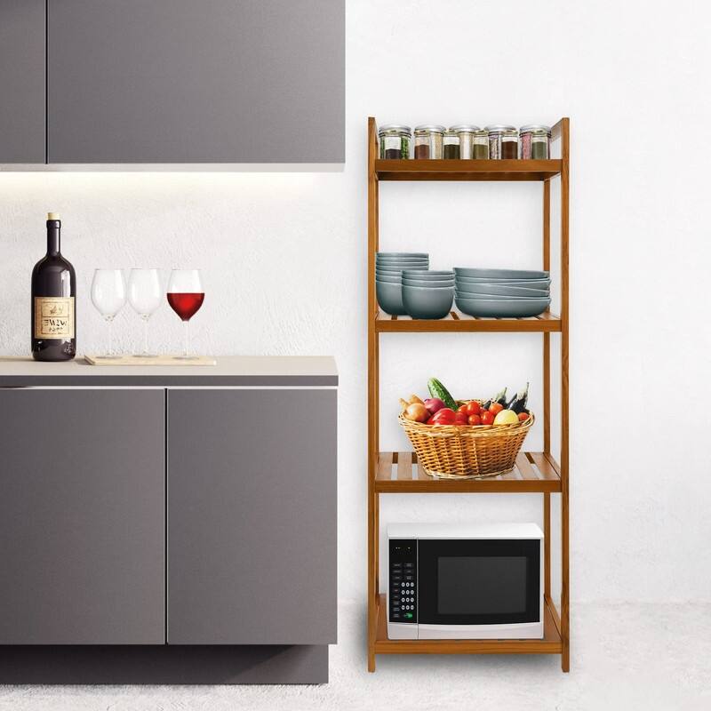 Standing Shelves Shower Caddy - 15.75"D x 12.02"W x 43.3"H