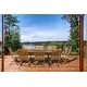 preview thumbnail 7 of 6, Seven Seas Teak 9 Piece Teak Wood Santa Monica Patio Dining Set with Oval Extension Table, 8 Folding Arm & Side Chairs