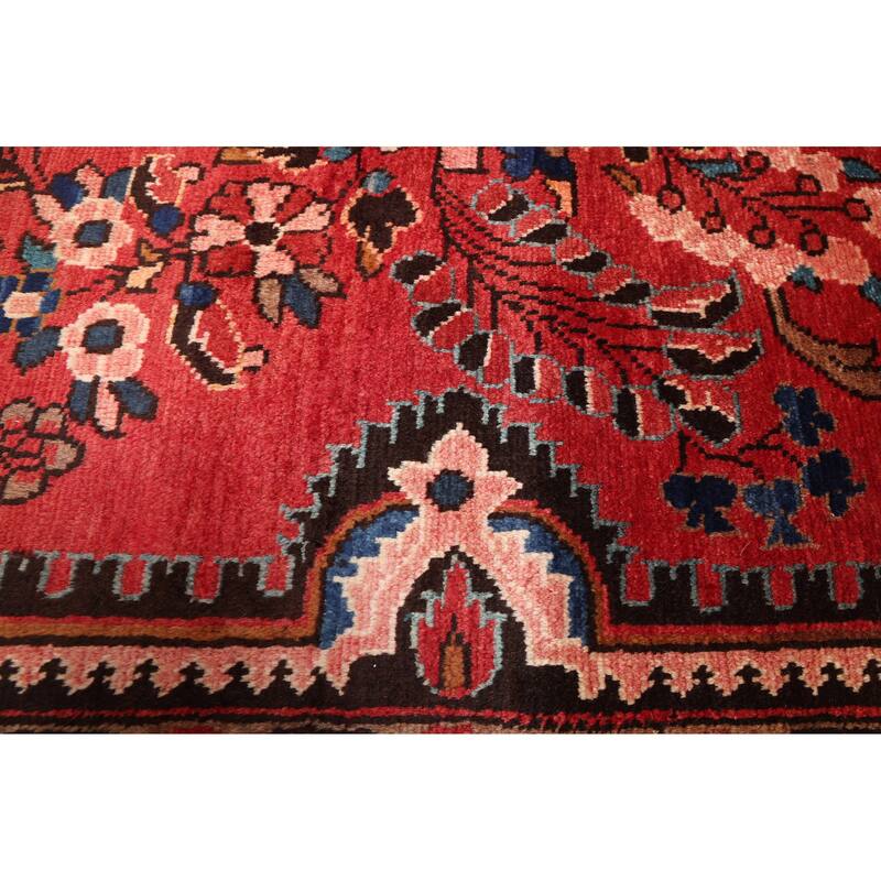 ECARPETGALLERY Hand-knotted Anatolian Vintage Red Wool Rug - 5'3 x 10'4