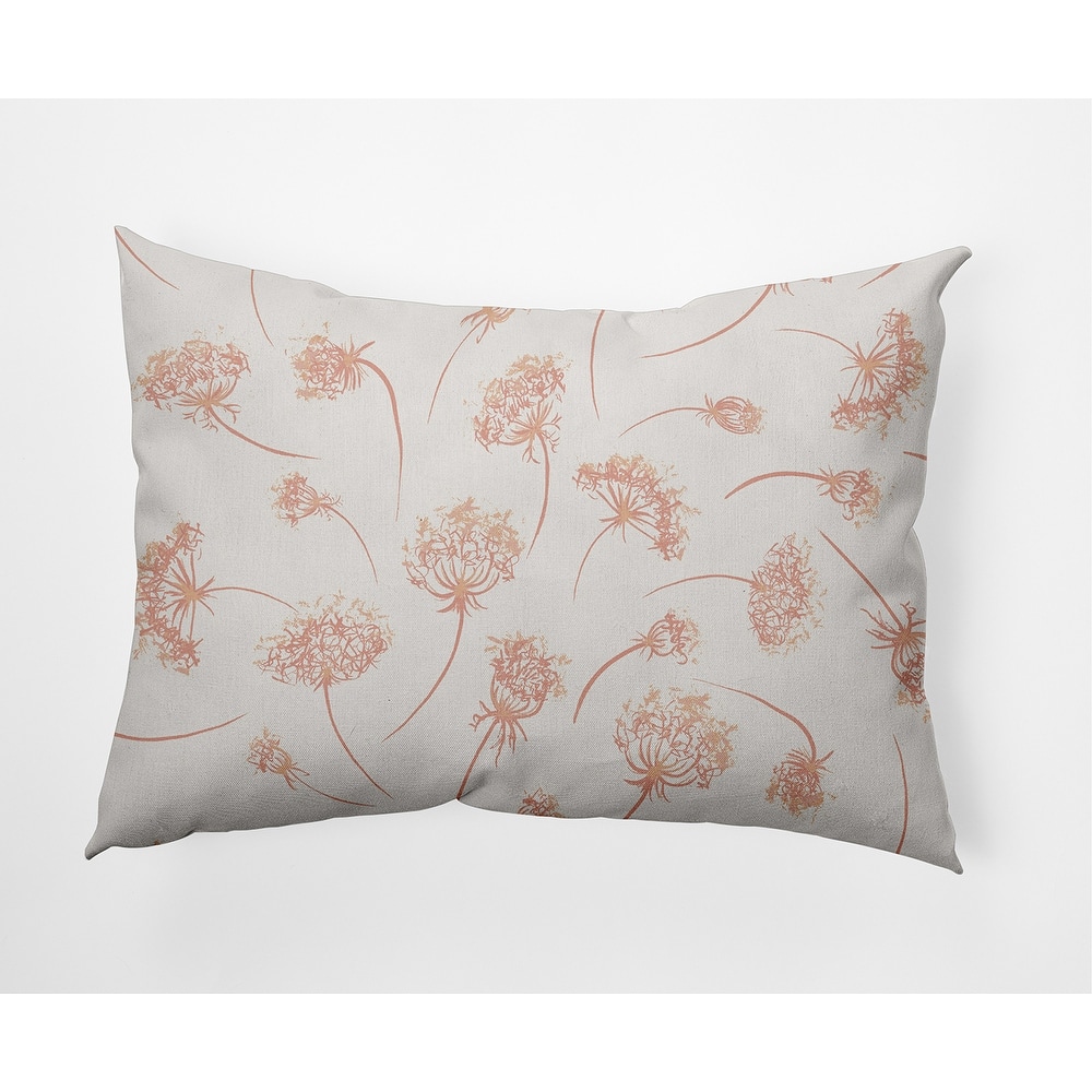 Wishing Flowers Outdoor Pillow