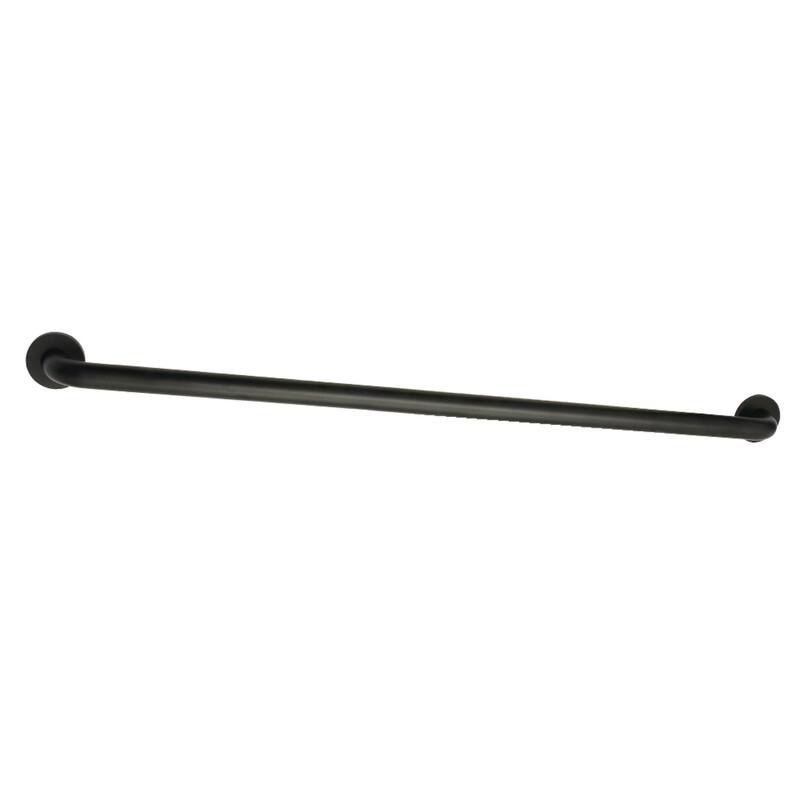 Kingston Brass Meridian 36-Inch x 1-1/4-Inch O.D Grab Bar - Matte Black