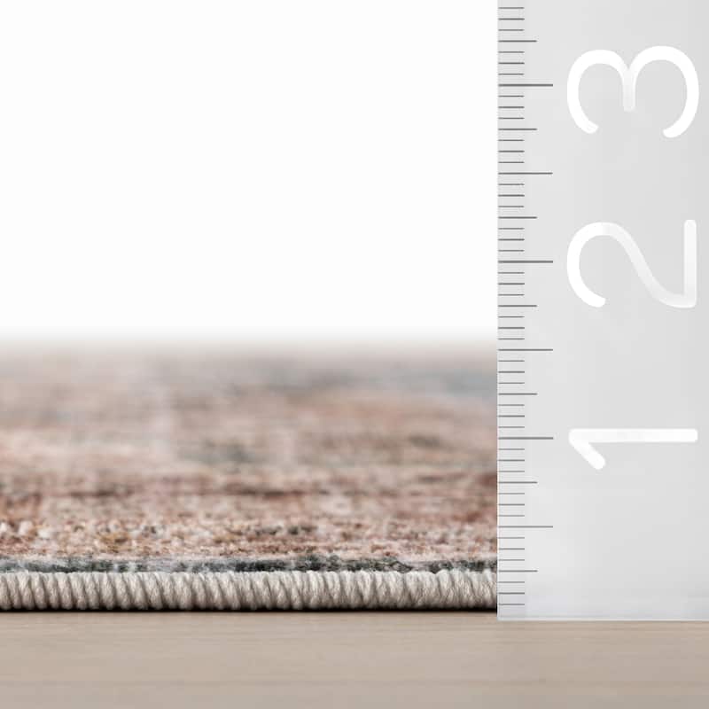 Nuloom Meyden Bordered Traditional Washable Area Rug