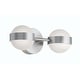preview thumbnail 4 of 16, AFX Verona LED Vanity Light - White Acrylic Shade 14" - Satin Nickel