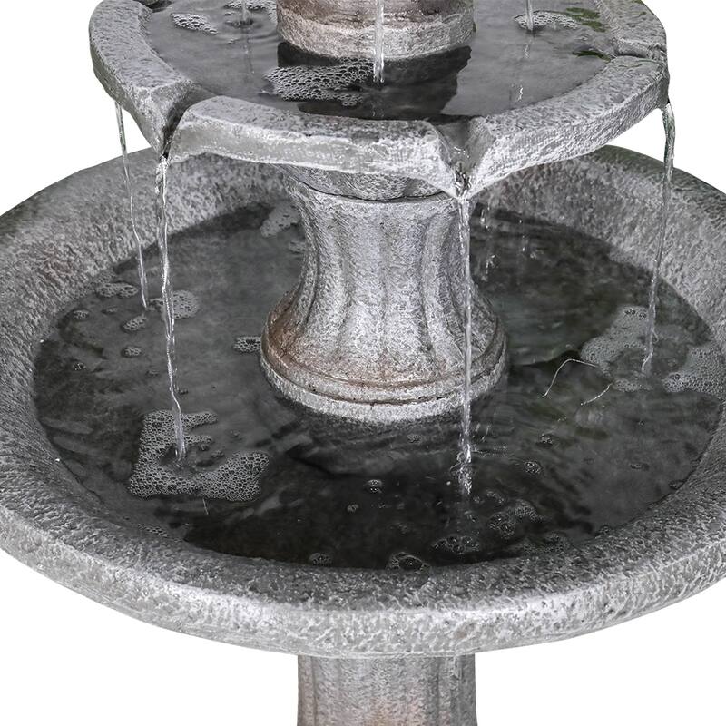 41.7" H Outdoor Water Fountain Decor Dark Castle Designed