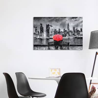 iCanvas "NY In Love In Red" by P.D. Moreno Canvas Print