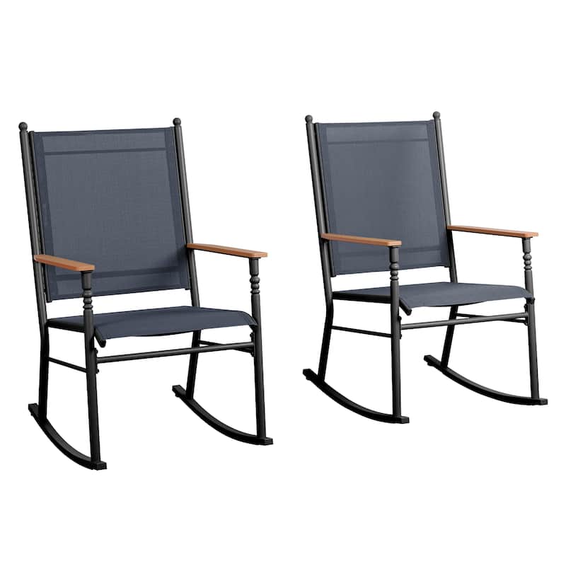 2 - Person Outdoor Patio Rocking Chairs