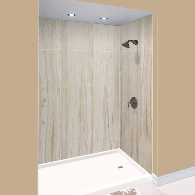 Transolid Expressions 32-in X 60-in X 96-in Glue to Wall Shower/Walls - 60" x 32" x 96"