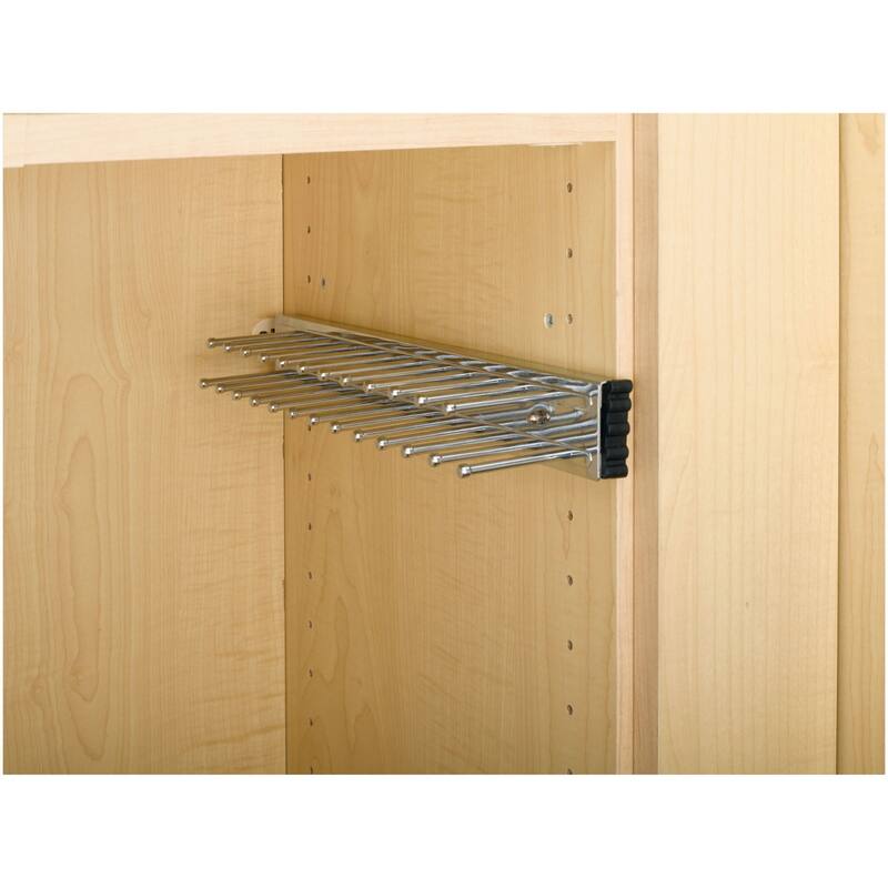 Rev-A-Shelf TRC Series 14 Inch Pull Out Belt and Tie Rack with 25