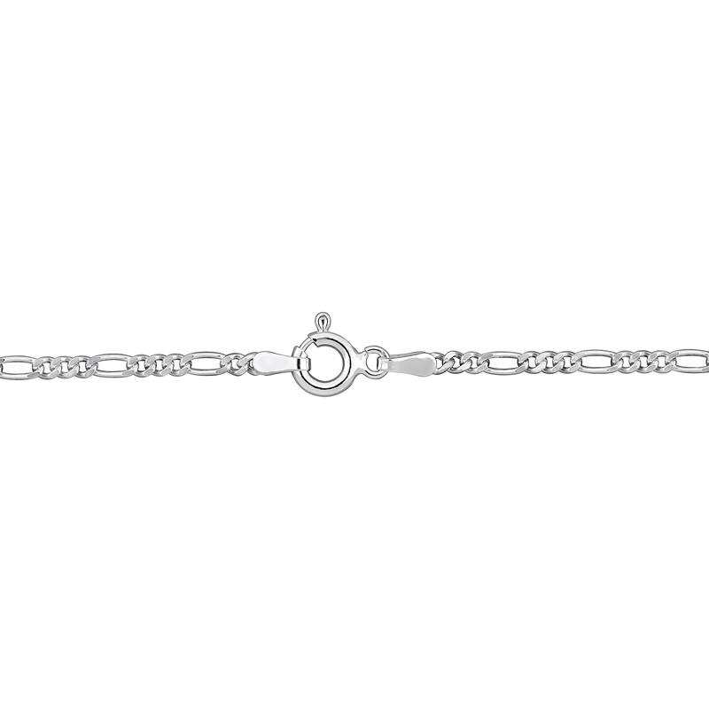 Miadora 2.2mm Figaro Chain Necklace with Lobster Clasp in Sterling Silver