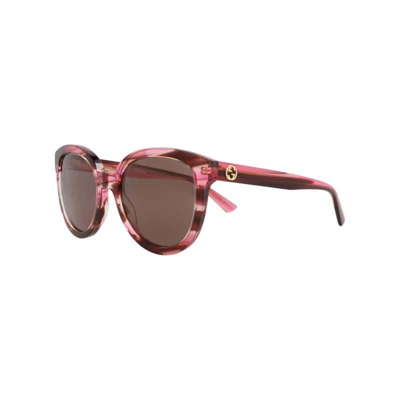 Gucci Round-Frame Recycled Acetate Sunglasses