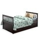 preview thumbnail 24 of 34, Costway Twin Captain's Bed Bunk Bed Alternative w/ Trundle & Drawers