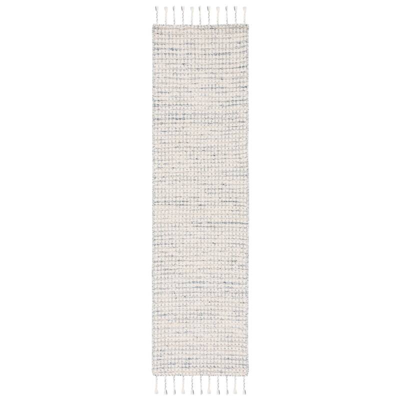 SAFAVIEH Handmade Casablanca Shag Ritsuko Wool Tassel Rug