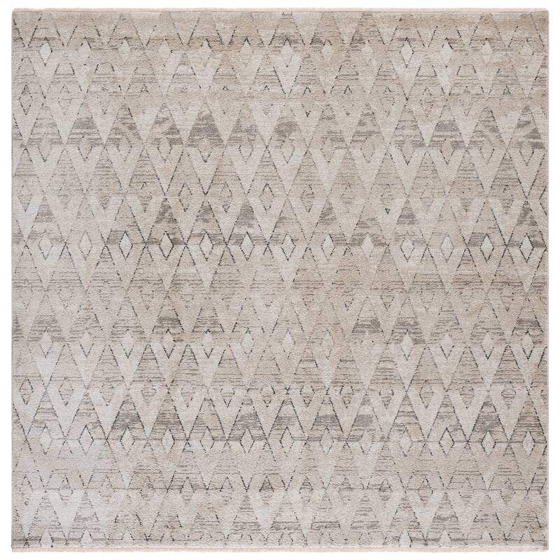 SAFAVIEH Grove Necla Modern Rug - 6'7" Square - Ivory/Beige