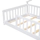 preview thumbnail 31 of 41, Simple wooden floor bed with guard rails