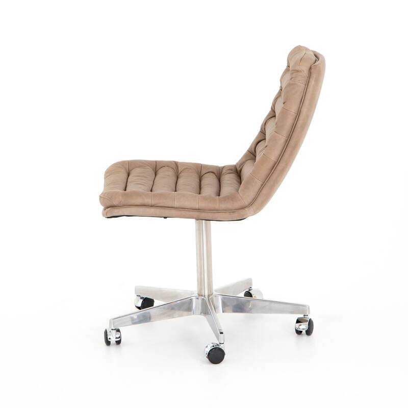 Tyler Desk Chair-Natural Washed Mushroom