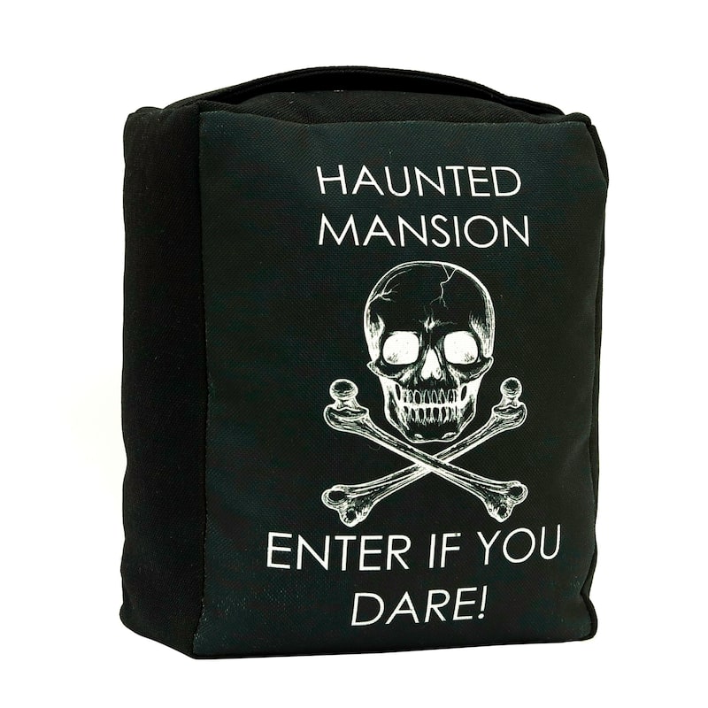 Haunted Mansion Enter If You Dare Halloween Door Stopper