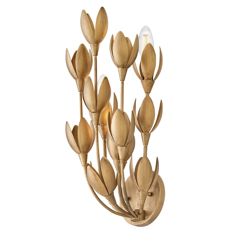 Hinkley Lighting 30010 Flora 3 Light 17" Tall Wall Sconce