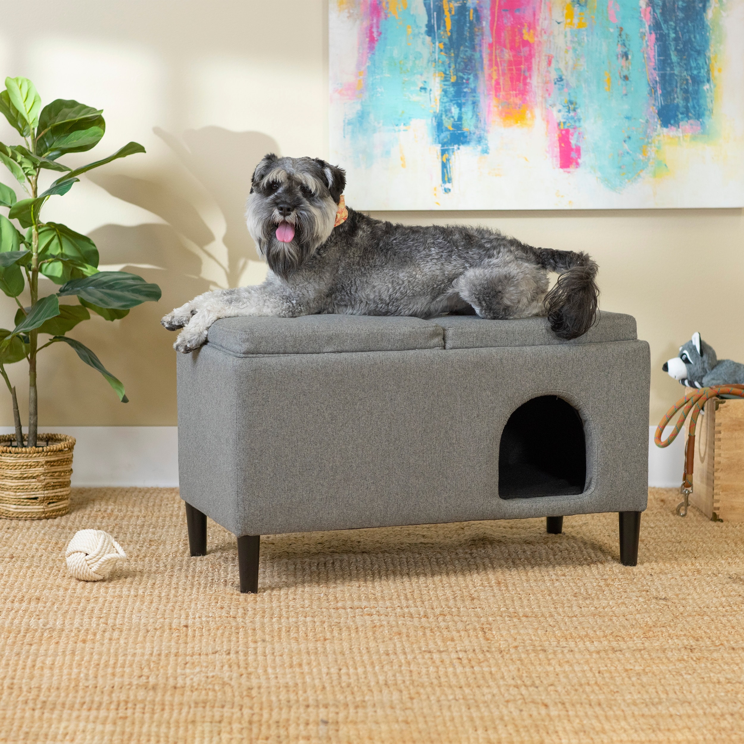 Large deals dog ottoman