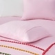 preview thumbnail 9 of 11, Naomi Pink Rainbow Comforter Set With Pompom Trim by Mi Zone