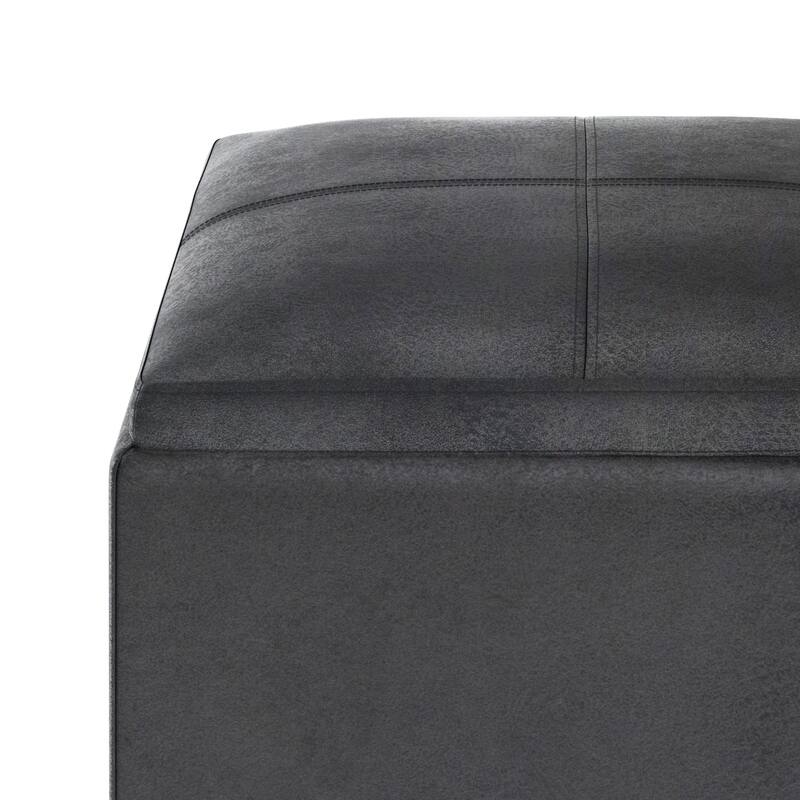 Cube Storage Ottoman with Tray