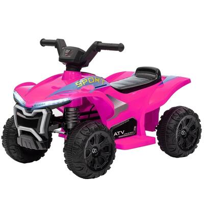 Kids Ride-On Car 6V Battery Powered Vehicle for Toddlers 18-36 Months with Music and Headlight - 28" L x 15.9" W x 17.7" H