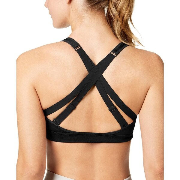 high impact strappy sports bra