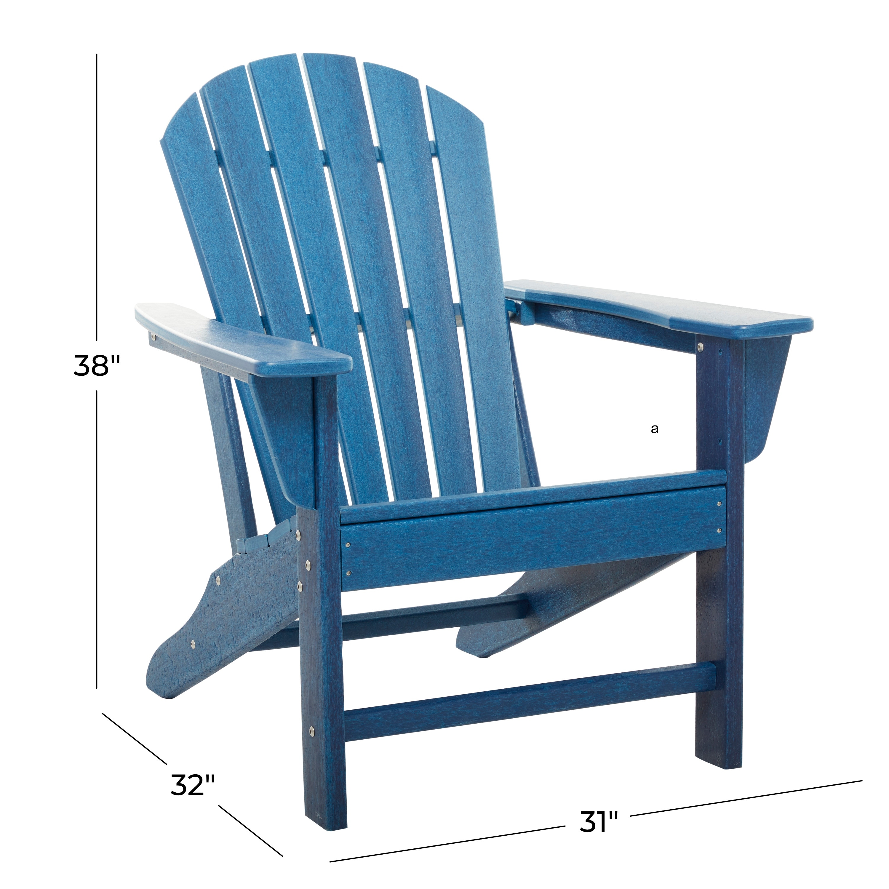 Resin Traditional Outdoor Adirondack Chair-image