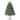 Pre-Lit Artificial Spruce Christmas Tree with White Lights, Unlit Hinged Design