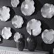 preview thumbnail 9 of 7, Uttermost Abella Abstract Flower Ceramic Wall Art - Set of 3