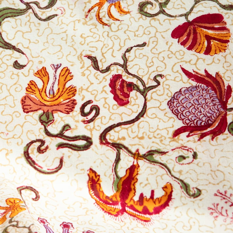 Couleur Nature Fleurs des Indes Tablecloth