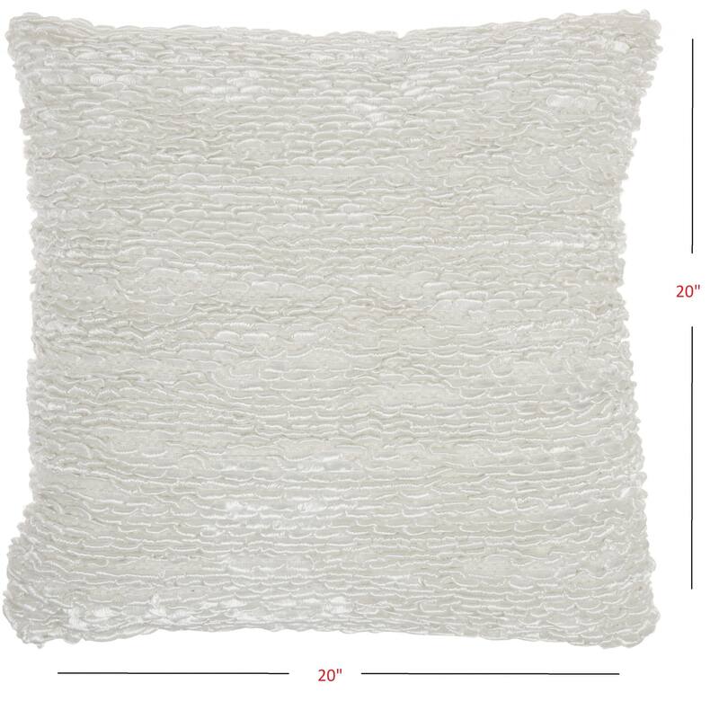 Petite Taupe and Striped Throw Pillow