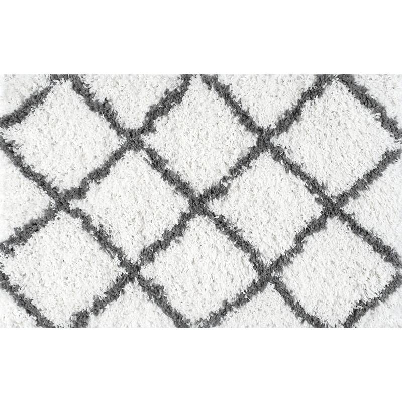 Joy Shag Moroccan Stripe Indoor Area Rug